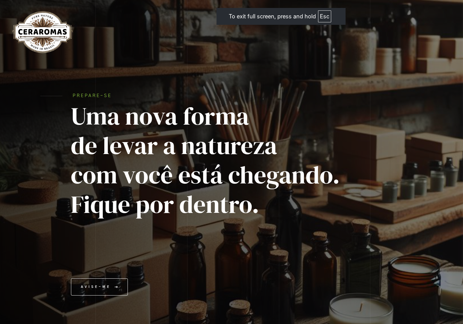Preview do site Ceraromas